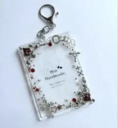 【訳あり】レジンデコ トレカケース y2k トレカ 赤