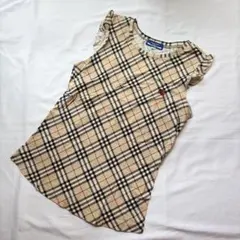 バーバリーブルーレーベル　ノバチェック　ノースリーブ 38