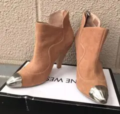 DIEGEL スエードショートブーツ ベージュ