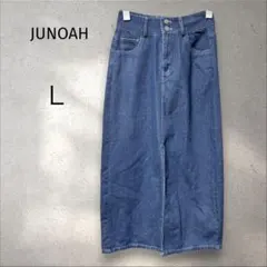 JUNOAH＊デニムスカート 【L 】ロングスカート ハイウエスト タイトのサムネイル