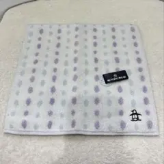 も*ん様 Munsingwear タオルハンカチ ドットストライプのサムネイル