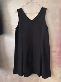 & by P&Dブラック ノースリーブ ワンピース 38