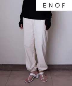 値下げ！完売商品【ENOF】nylon pants ナイロンパンツ ホワイト Mのサムネイル