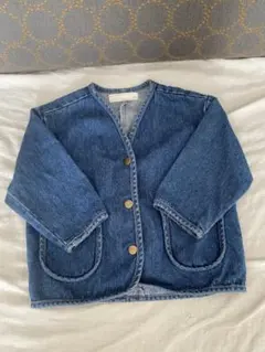 韓国子供服　デニムジャケット　Ｓ