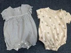 バースデイ　ロンパース　半袖　夏服　女の子　60 70