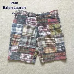 希少】Polo Ralph Laurenパッチワークショーツ✦針シンチ32 - メルカリ