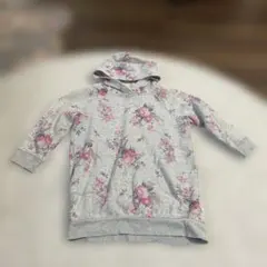 GAP KIDS 花柄フード付きパーカー XS