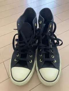 Converse ブラック ハイカット スニーカー