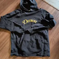 チャンピョン ロゴ フードパーカー ブラック