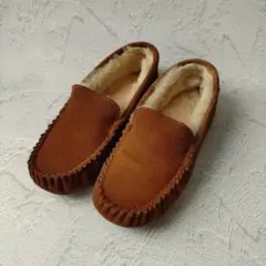 美品 箱あり emu ケアンズ ムートン モカシン チェスナット 7