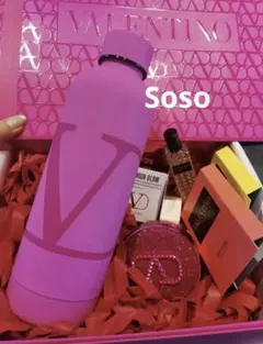 新品未使用 VALENTINO ボトル ピンク 水筒 - メルカリ