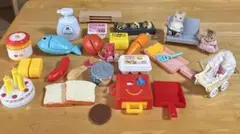 今夜限定！お値下げ！おままごとセットとシルバニアファミリー人形・家具