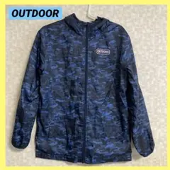 OUTDOOR ジャケット　ジャンパー　パーカー　　裏起毛　迷彩　160cm