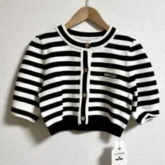 新品 LILY BROWN×MARY QUANT クロップドニットカーディガン
