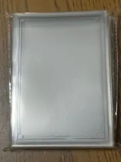 シルバー プラスチック製カードスリーブ