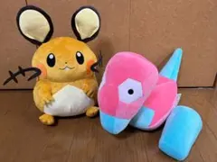 ポケモン　めちゃもふグットぬいぐるみ　ポリゴン　デデンネ