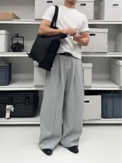 NFAI スウェットパンツ ワイドパンツ