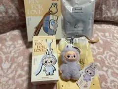 LABUBU PIN FOR LOVE ラブブ イニシャルEセット