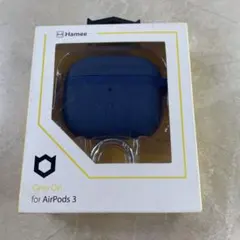 【新品】iFace AirPods 3用ケース　ネイビー　箱汚れあり　正規品のサムネイル