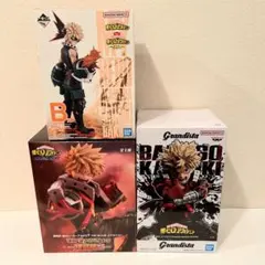 『僕のヒーローアカデミア』ヒロアカ　爆豪勝己　フィギュア　3体セット