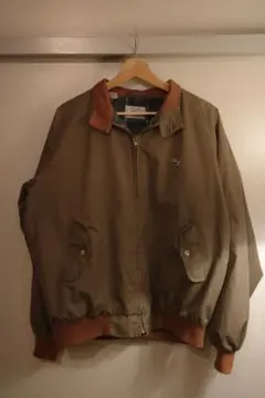 ラコステ ８０ｓスイングトップ ブラウン 裏地チェック ワニ刺繡 美品