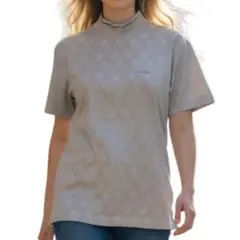 mila schone モックネック 半袖シャツ ベージュ L ゴルフウェアのサムネイル
