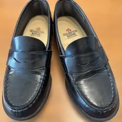 21センチ　HARUTA KIDS ブラック ローファー