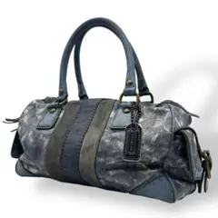 Rare Coach Signature 2186 Denim Satchel