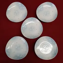 美濃焼 桜模様の陶器小皿5枚セット