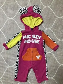 BABYDOLL ミッキーマウス ロンパース 70 ピンク