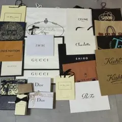 ハイブランド ショッパー 空箱 まとめ売り GUCCI DIOR PRADAのサムネイル