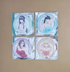 【終末のハーレム×ドンキコラボ】『美来＆晶＆朱音＆花蓮』57mm缶バッジセット