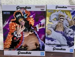 ワンピース Grandista フィギュア ルフィ ティーチ 黒ひげ 2種セット