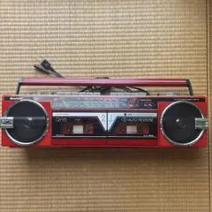 レトロ❗️ジャンクWラジカセ2コまとめ SANYO 三洋電機 MR-WU4MKⅡ(R) ダブルラジカセ ジャンク 80年代ラジオ