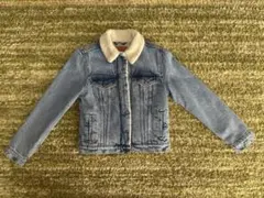 Levi's ボア襟 デニムジャケット XS