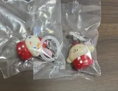 サンリオキャラクターズ いちごめじるしアクセサリー　ウサハナ プリン　2個セット