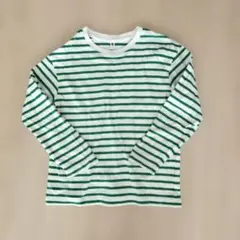 UNIQLO ボーダー 長袖カットソー 130cm