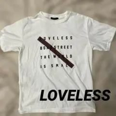 LOVELESS Tシャツ ホワイト サイズ2