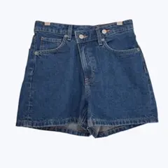 ザラ デニムショートパンツ ハイウエスト 美脚 コンパクト ショーパン