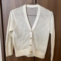 UNIQLO メッシュ編みカーディガン 130サイズ