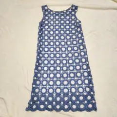 TABASA ノースリーブワンピース 36 ブルー