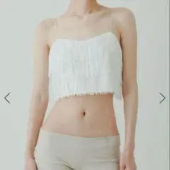 yo BIOTOP lingerie フリンジキャミソールのサムネイル