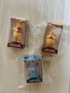 ディズニー ミニチュアパッケージコレクション スティッチ プー 3点セット
