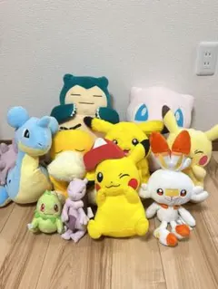 ポケモン　ぬいぐるみ　18点まとめ売り　ピカチュウ　メタモン　ゲンガー　ラプラス ポケモン ぬいぐるみ 18点まとめ売り ピカチュウ メタモン ゲンガー