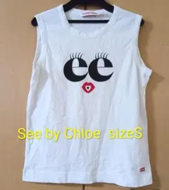 See By Chloe タンクトップ ホワイト Sサイズ相当のサムネイル
