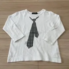bebe ネクタイ プリントTシャツ 90cm