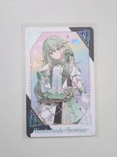 プロセカ 草薙寧々 箔押し グリーティングカード 感謝祭