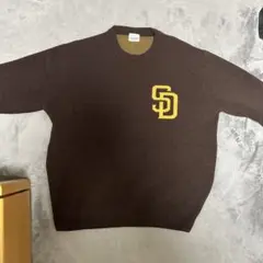 SAN DIEGO ニットセーター メンズ ダークブラウン Lサイズ - メルカリ