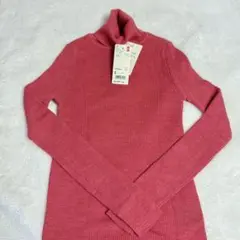 UNIQLO エクストラファインメリノウール リブタートルネック