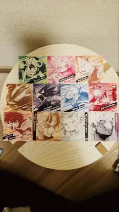 【僕のヒーローアカデミア 原画展】スクエアステッカーコレクション11枚セット